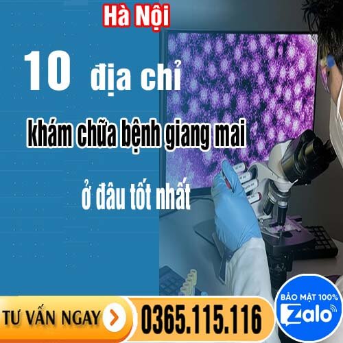 Hà Nội 10 địa chỉ khám chữa bệnh giang mai ở đâu tốt nhất
