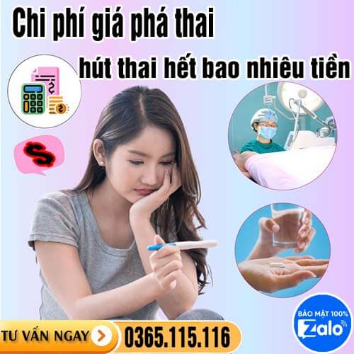 Năm 2025 chi phí giá phá thai, hút thai hết bao nhiêu tiền